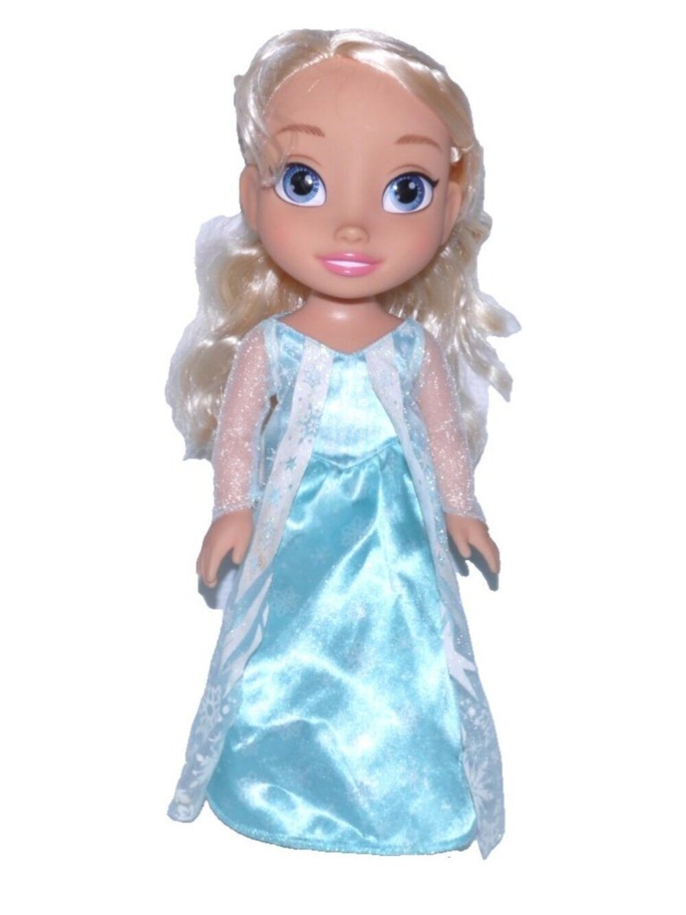 Disney Frozen young Elsa toddler, child 13" doll, No Shoes